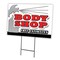 Signmission Body Shop Free Estimate Yard & Stake outdoor plastic coroplast window, 1216 Body Shop Free Estimate C-1216 Body Shop Free Estimate - alternate 1